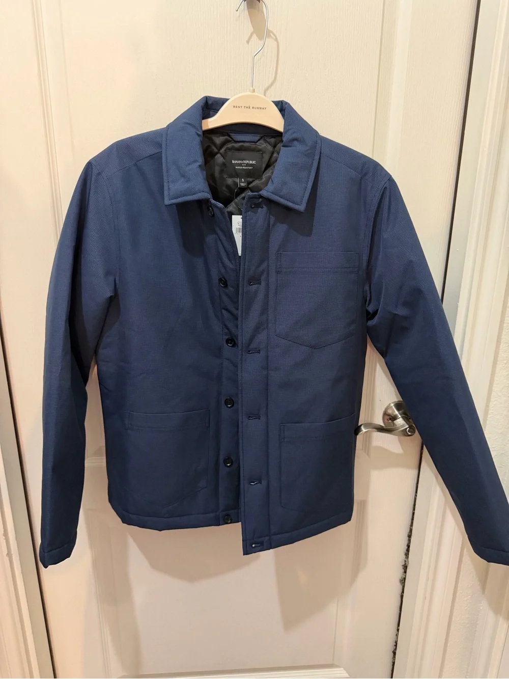 Banana Republic Navy Blue Structured Jacket Sz S